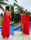 red one shoulder