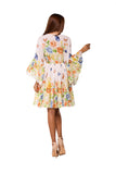 Butterfly Garden Floral Dress-AKC-31809