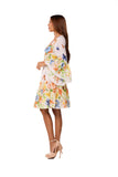 Butterfly Garden Floral Dress-AKC-31809