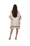Ivory short kaftan c-1554 2026 collection