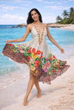 9101-W halter dress
