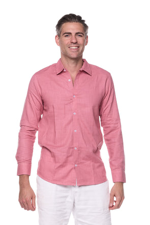 128 linen blend men shirts