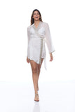 sd-157 embellished short robe Ranee's