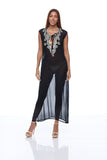 sd-163 embellished long tunic Ranee's