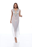 sd-163 embellished long tunic Ranee's