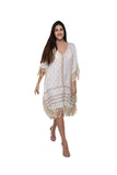 Ivory short kaftan c-3109 2026 collection