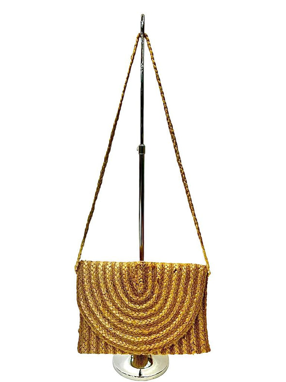 BG-01-1090 Natural Jute Clutch