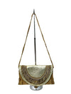 BG-01-1134 Gold Embellished Jute Clutch