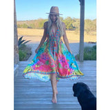 679 Hawaii dress, floral dress