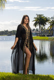 2023 collection -Black Embellished dusters