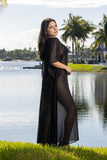 2023 collection Black Embellished Kaftans
