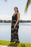 2023 collection - AK 887 black viscose dress - NEW ARRIVAL