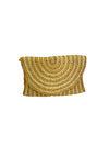 BG-01-1088 Yellow Jute Clutch