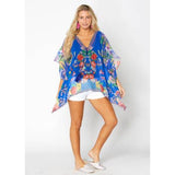 Blue Multicolor kaftan