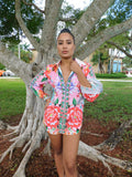 Button down shirt! Bright coverup! Cute top.