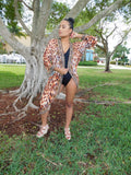 Beautiful orangeduster, perfect for beach, cruise, or pair it with shorts/jeans!