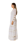 #918 White Cotton Dress - New Arrival