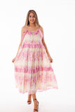 Pink lurex dress