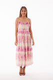 Pink lurex dress
