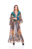Animal print duster, Miami Beach Resort Wear