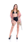 Duster, kimono, resort-wear, perfect coverup or pair it with shorts