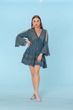Navy cotton dress