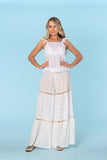 Set. 2 piece, boho duster and pants