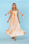 Tie Dye Vacation Dress, perfect for the hot summer days, bohemian tassels