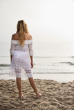 AW I67 off the shoulder Lace dress