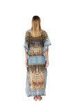 243 Cheetah Print Long kaftan