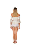 C-1681 Ivory Drop shoulder Top.