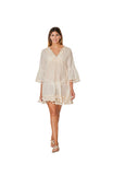 C-9515 Ivory Cotton Dress.
