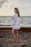 20695 white cotton off shoulder dress 2023