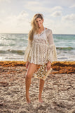 CSN13 - Boho Ivory eyelet tunic