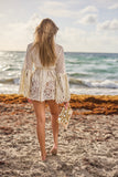 CSN13 - Boho Ivory eyelet tunic