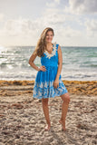 Blue  CH-14 Lace Dress New Arrival