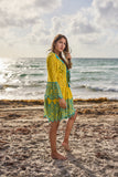 CH-19 Yellow Lace Dress New Arrival 2023 collection
