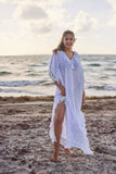 #5 white cotton Long Kaftan New Arrival 2023
