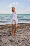 CS-136 - Cotton resort mini dress