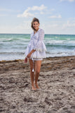 CS-136 - Cotton resort mini dress
