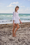CS-136 - Cotton resort mini dress