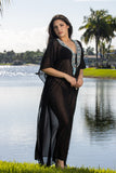 2023 collection Black Embellished Kaftans