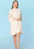 White tunic dress, resort collection