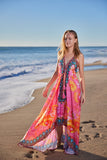 699 Halter pink dress