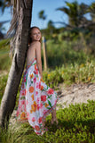 694 white Halter dress