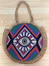 EYE Jute Tote Bright Colors