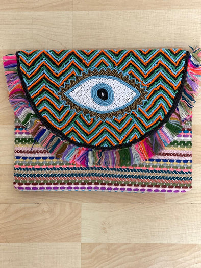 Boho multicolor Eye Summery Clutch NEW ARRIVAL