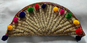 Taco Pompom Bamboo Bag