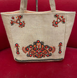 Coral Stones Jute Bag NEW BAGS FOR HOLIDAYS