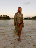 Camo duster, military green
